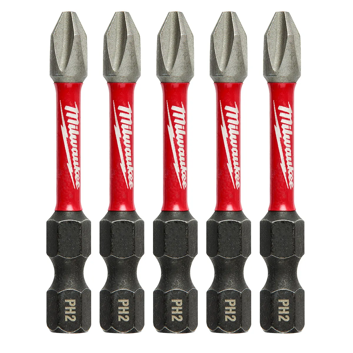 Display De 5 Puntas Phillips De Impacto Milwaukee Ph2 X 50mm