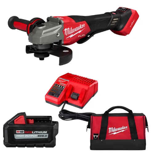 Kit Esmeril 4-1/2-6pul M18 Fuel Vel. Variable Rojo