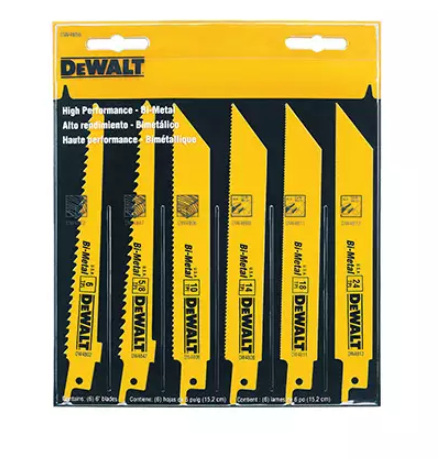 HOJA SIERRA SABLE DEWALT MADERA METAL 6 UNDS DW4856