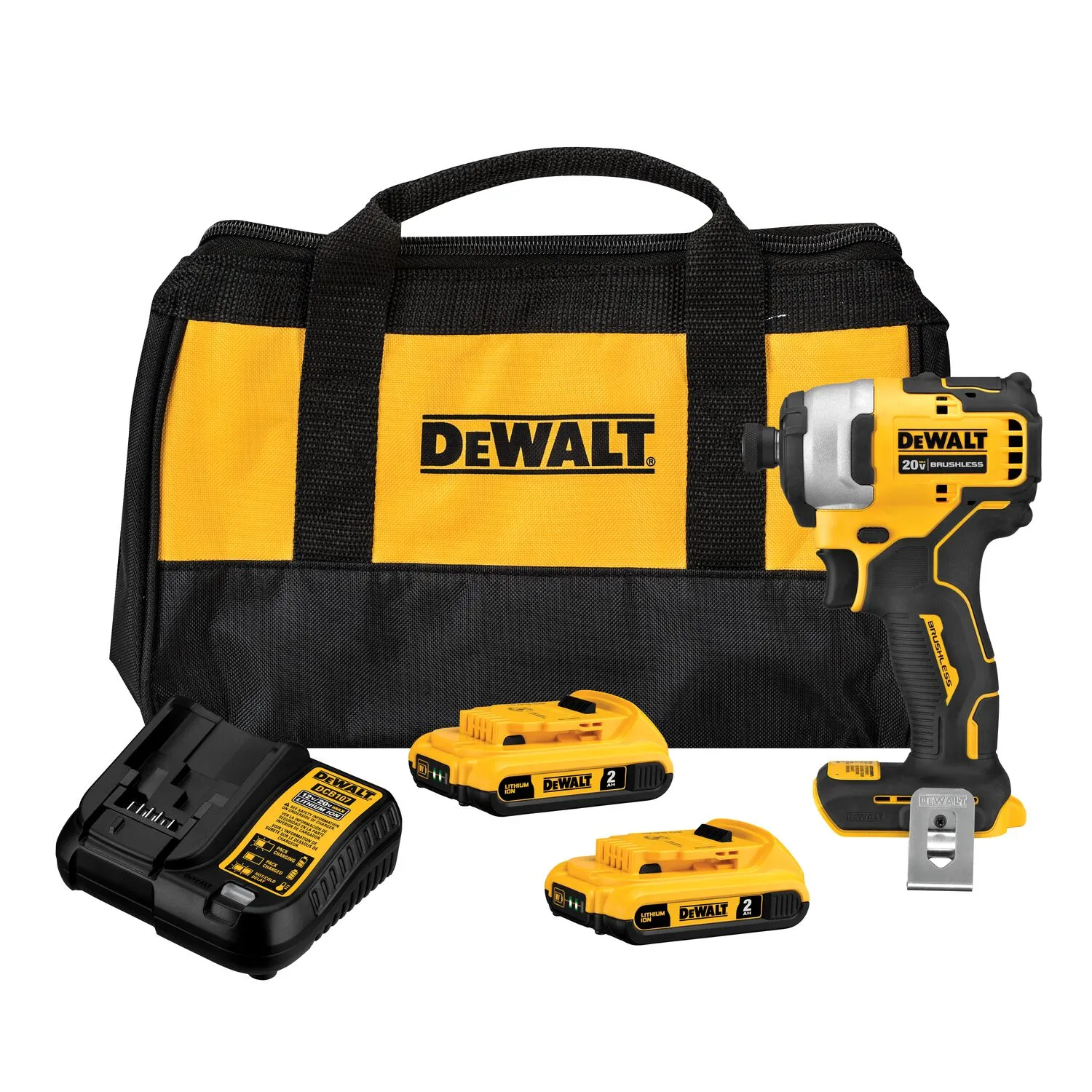 Dewalt Atornillador Impacto Atomic Dcf809d2 Amarillo 20v