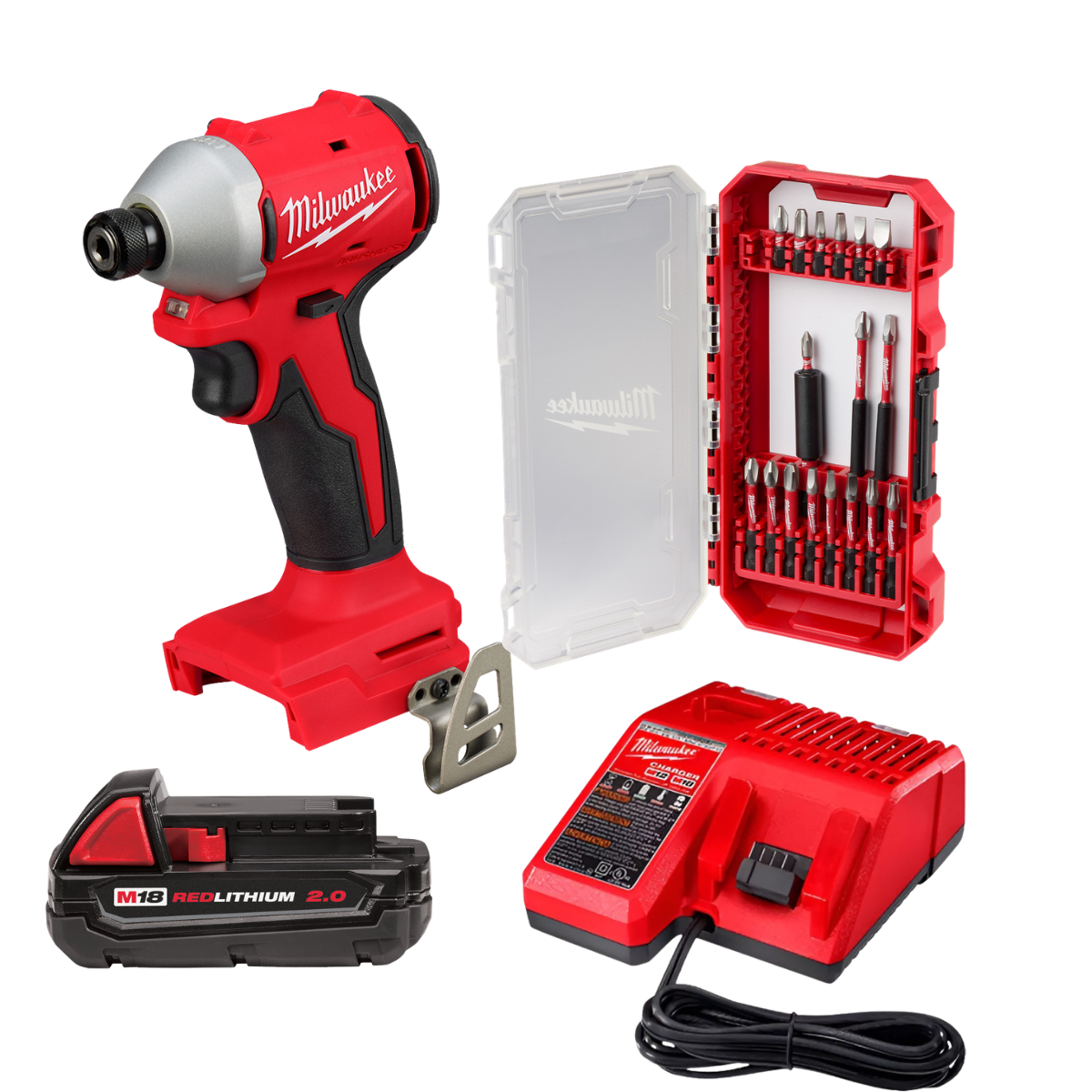 Atornillador De Impacto Compacto M18 Milwaukee 3650-21