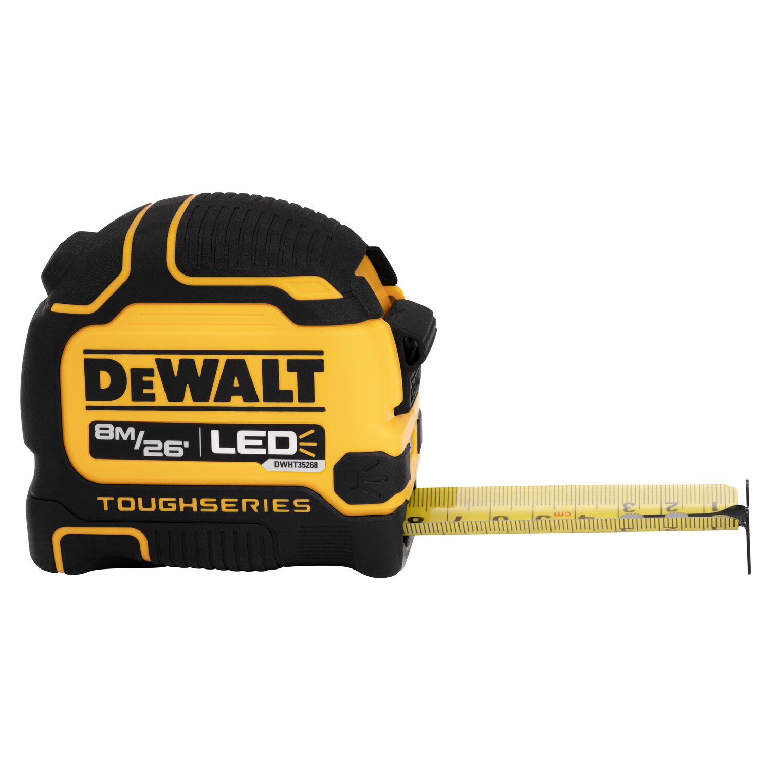 Huincha De Medir luz LED TOUGHSERIES 8m/26 Dewalt