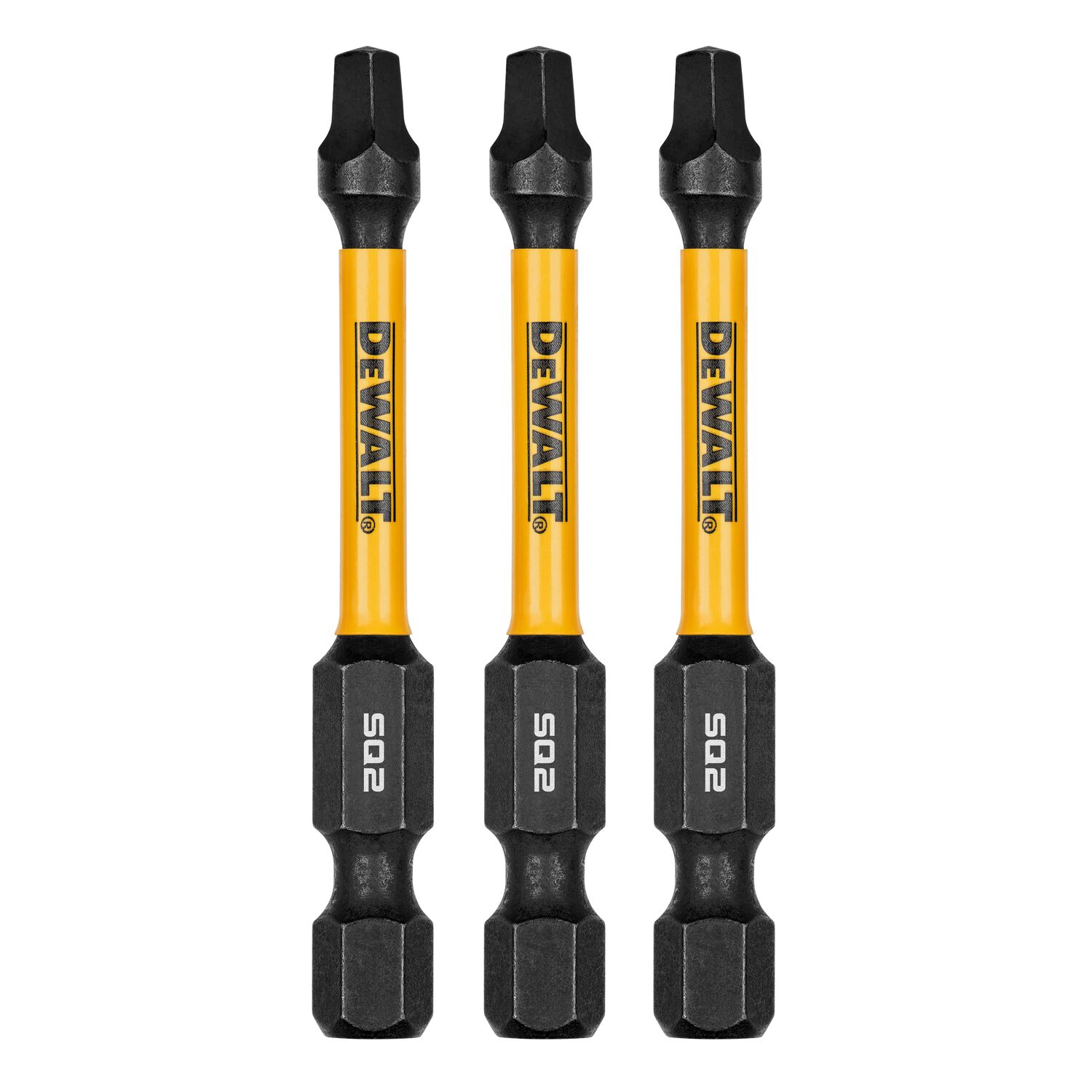 Dewalt Puntas Flextorq Sq2 - 2-1/4'' (57.15mm) 3 Pzas
