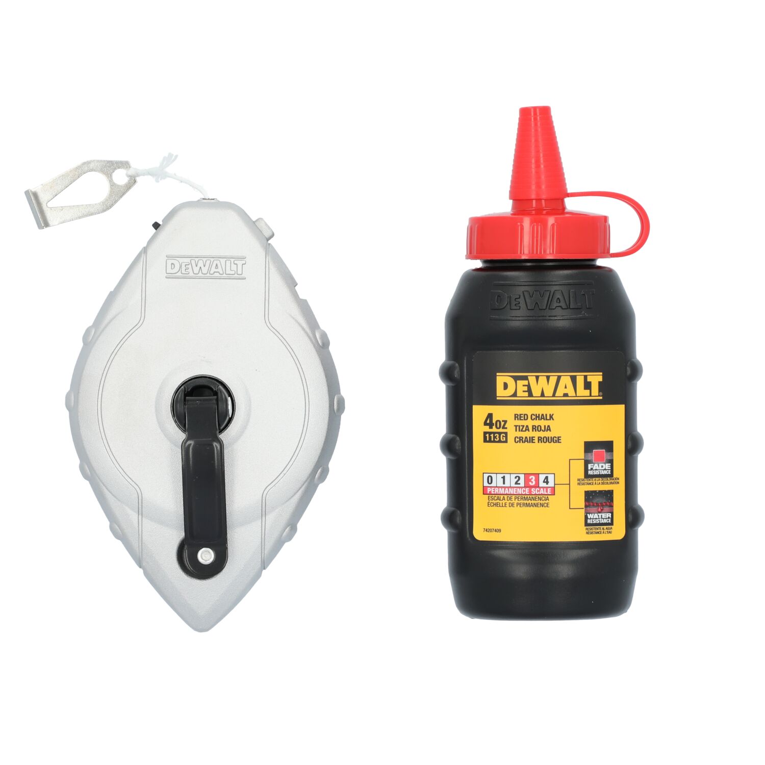 Tizador De Aluminio Con Tiza Roja Dwht47255l