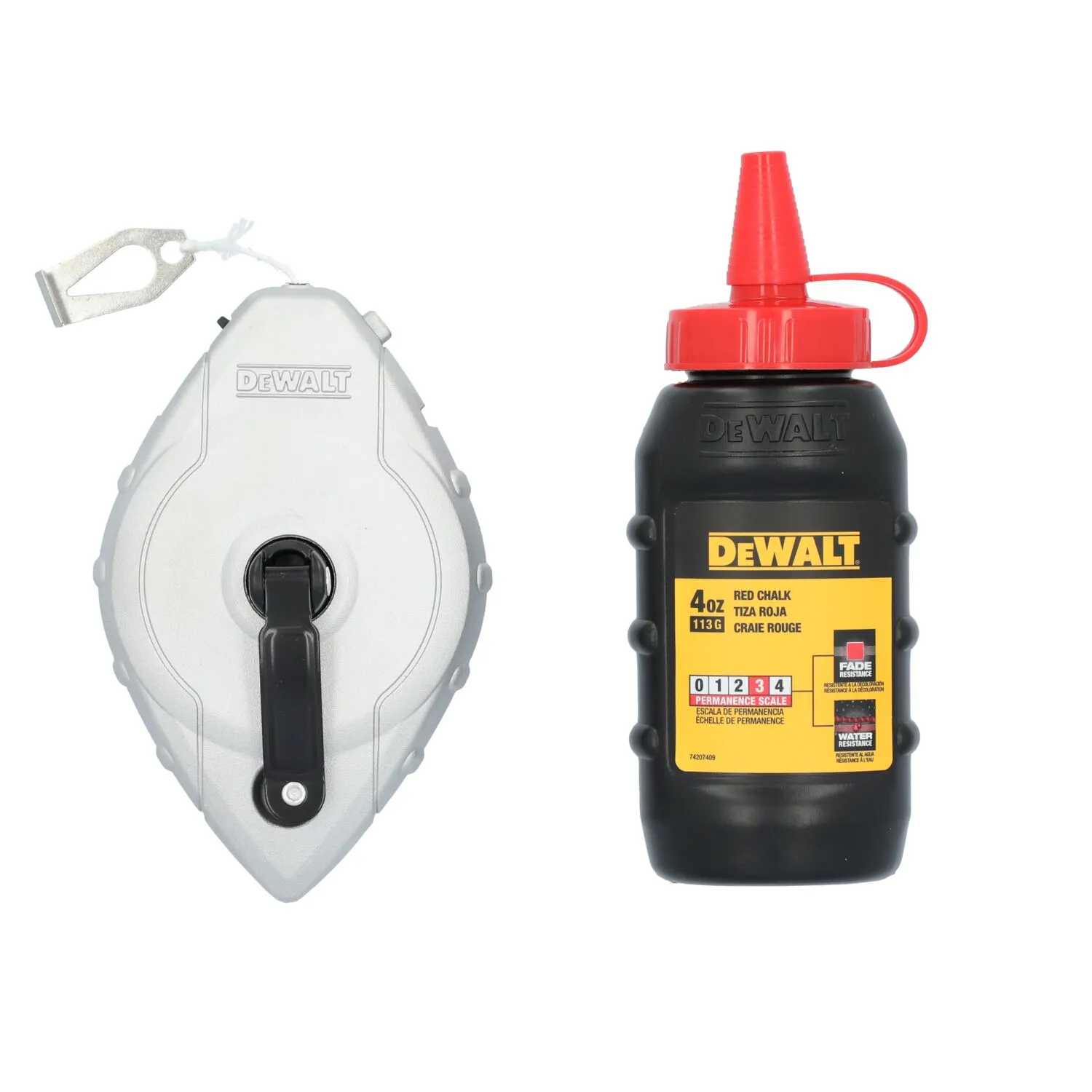 Tizador De Aluminio Con Tiza Roja Dwht47255l