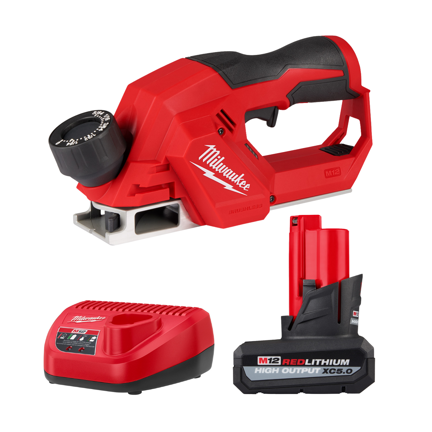 Cepillo Inalámbrico M12 Brushless 50,8 Mm 2524-21