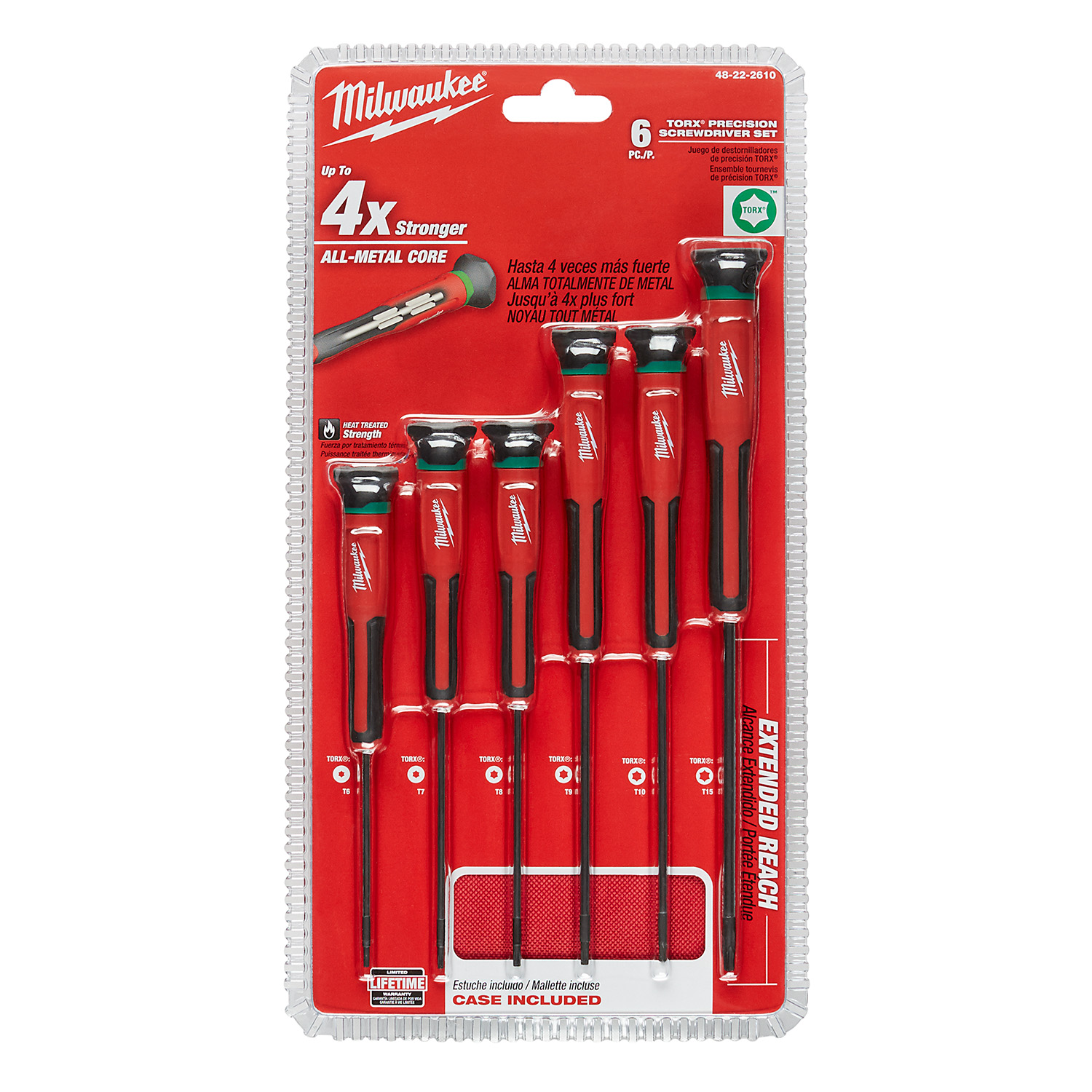 Juego De Destornilladores De Presicion Torx 6pzs Milwaukee
