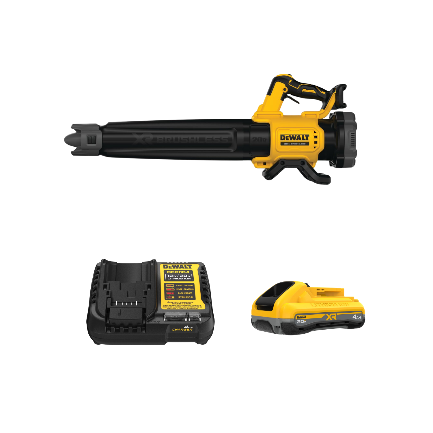 Soplador 20v Brushless Dewalt Dcbl722b-kit