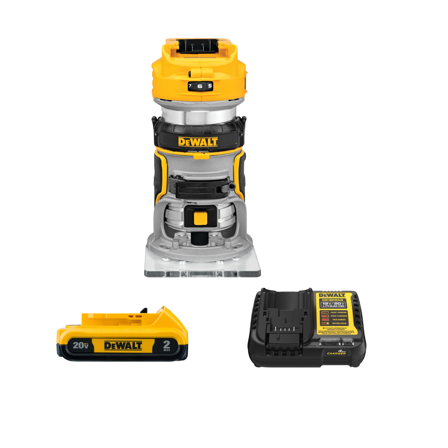 Router Inalámbrico Dewalt Dcw600b-kit Max Xr Brushless