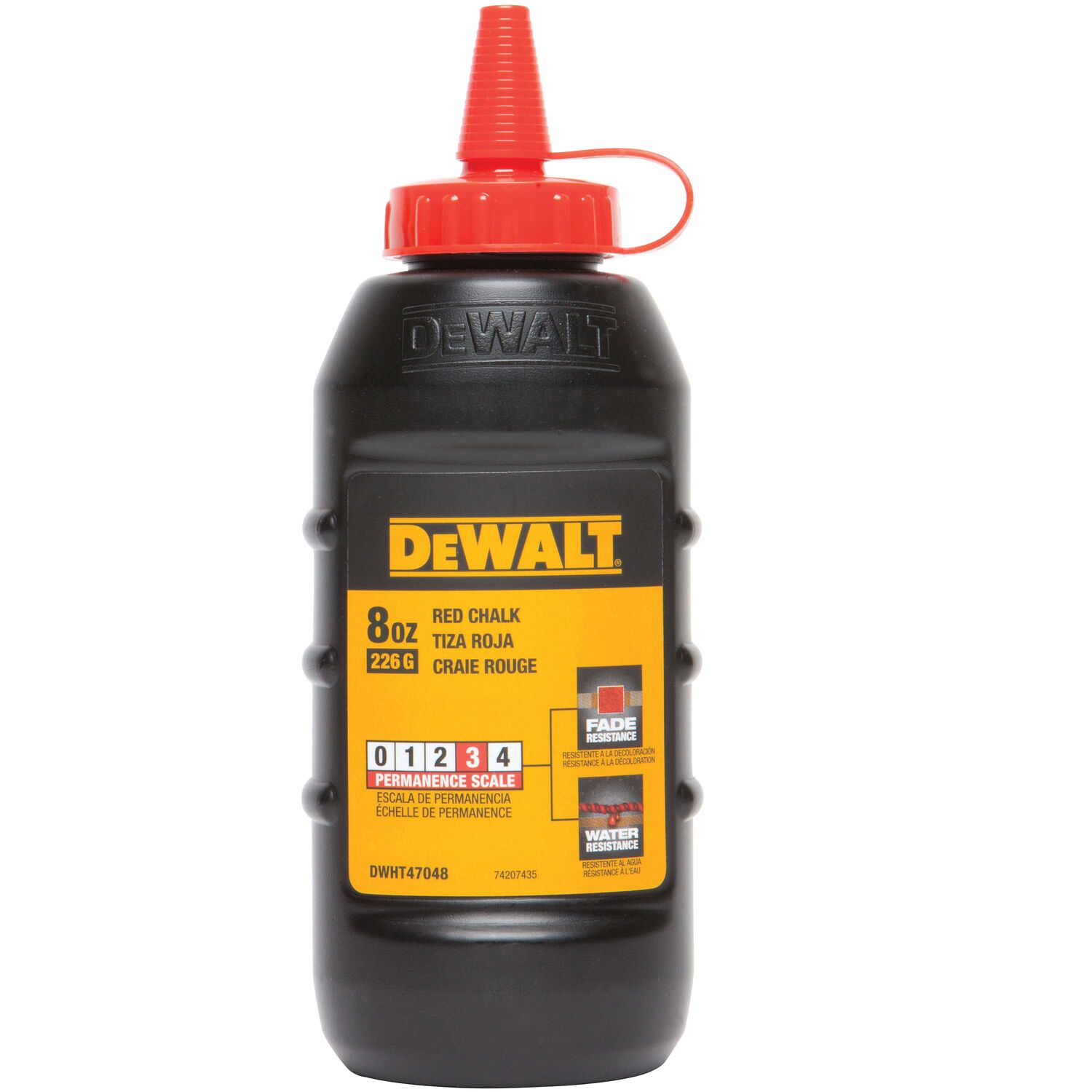 Tiza Roja Dewalt Permanencia 3 226g Dwht47048l